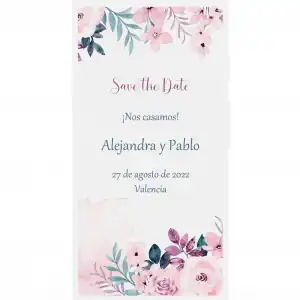 modelos Save the date  Violeta movil