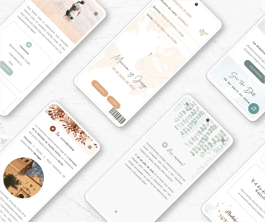 invitaciones de boda digitales