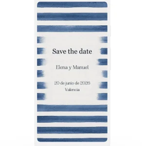 modelo Save the date Nautico