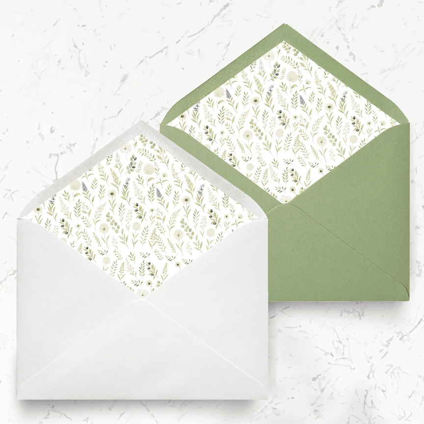 Invitaciones de boda de papel - Modelo Aurora