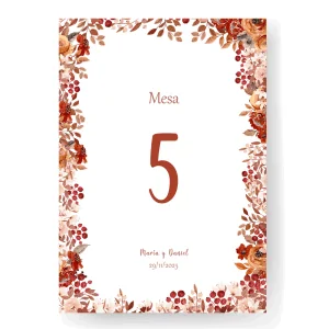 Meseros del modelo Otoño